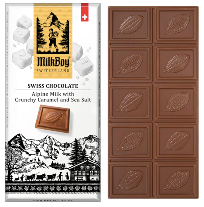 Milk Bar No.6 MILKBOY ミルクボーイ MilkBoy Swiss Chocolate Bars | Madison Chocolate Company
